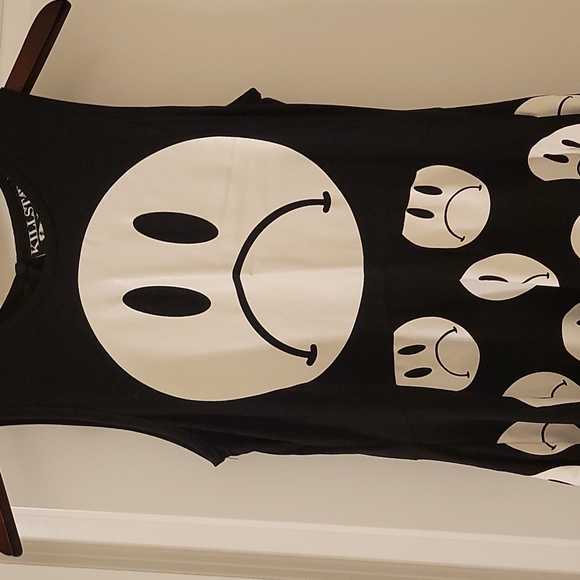 Killstar Sad Face Dress - Picture 2 of 4